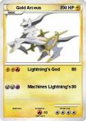 Gold Arceus