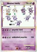Mewtwo family