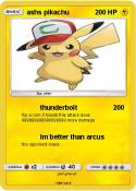 ashs pikachu
