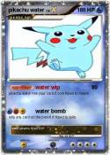 pikachu water