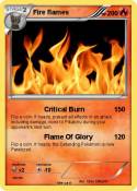 Fire flames