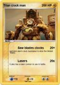 Titan clock man