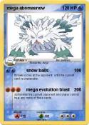 mega abomasnow mega abomasnow