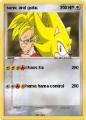 sonic and goku