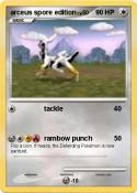 arceus spore