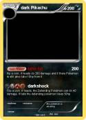 dark Pikachu