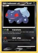 dark bulbasaur
