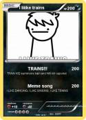 I liiike trains
