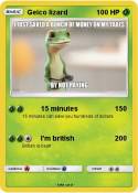 Geico lizard