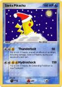 Santa Pikachu Santa Pikachu