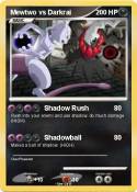 Mewtwo vs Darkrai Mewtwo vs