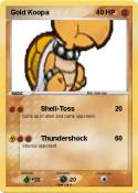Gold Koopa Gold Koopa