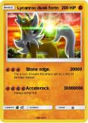 Lycanroc dusk form Lycanroc dusk