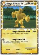 Mega Pikachu Ex Mega Pikachu Ex