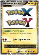 Pokemon x and y