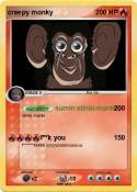 creepy monky