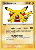 Pikachu kechup