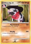 Cowboy pig