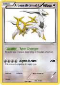 Arceus (Normal) Lv.100 Arceus (Normal)
