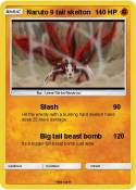 Naruto 9 tail skelton Naruto 9 tail