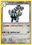 zeed garurumon EX zeed garurumon