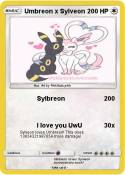 Umbreon x Sylveon Umbreon x