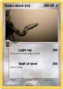 Snake attack