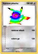 Rainbow pikachu
