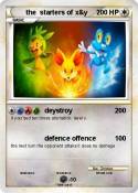 the starters of