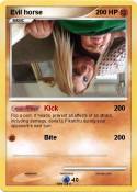 Evil horse