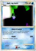 dark ray born