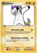 Dab unicorn