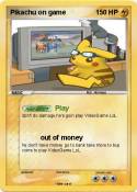 Pikachu on game