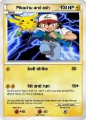 Pikachu and ash