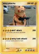 army pikachu