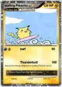 surfing Pikachu