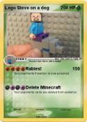 Lego Steve on a