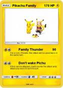 Pikachu Family