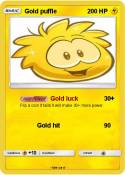 Gold puffle Gold puffle