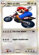 Mario on bike