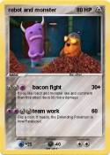 robot and monster robot and