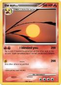 the sun