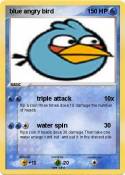 blue angry bird