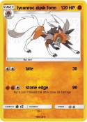 lycanroc dusk form lycanroc dusk
