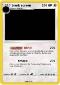 blank screen