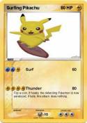 Surfing Pikachu