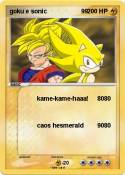 goku e sonic 99
