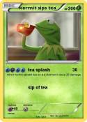 kermit sips tea