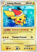 Holiday Pikachu