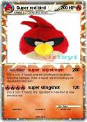 Super red bird